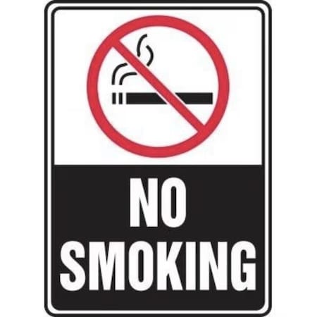 Accuform SAFETY SIGN GRAPHIC NO SMOKING 7 MSMK508VS MSMK508VS